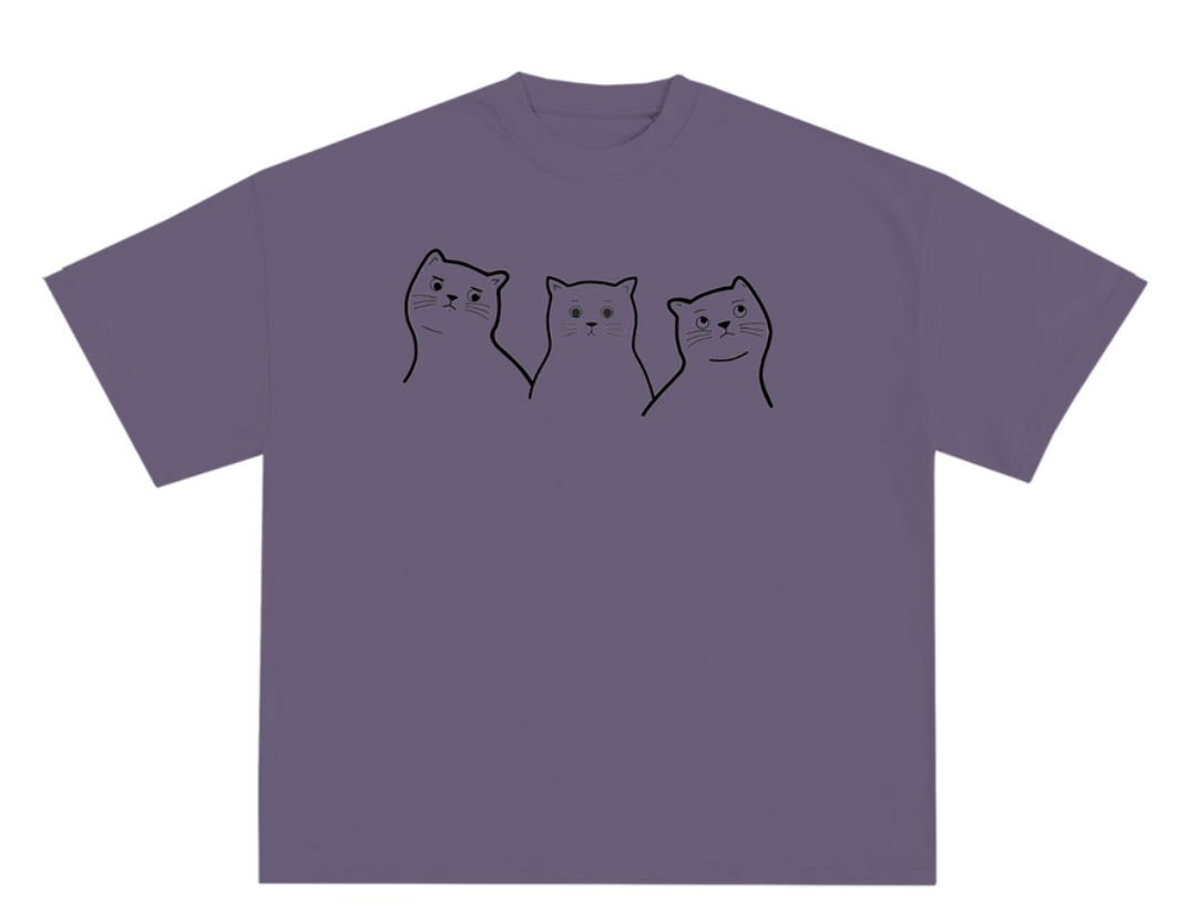 T-shirt Oversize Premium Cat