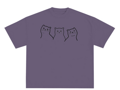 Premium Cat Oversized T-Shirt